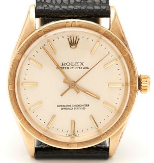 14K Men's Rolex Oyster Perpetual 34 Watch