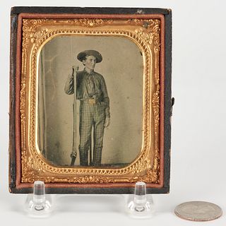 Early Civil War Ambrotype of a Confederate, Battle of Pensacola