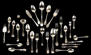 39 Pcs. Assorted Sterling Flatware: Reed & Barton, Wallace, Dominic & Haff