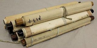 Grouping of 8 Asian Scrolls.
