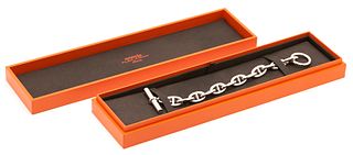 Hermes Chaine D'Ancre Sterling Bracelet, Small Model