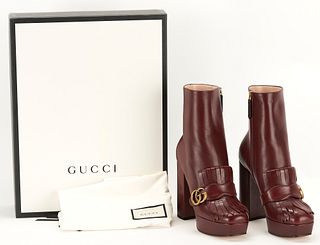 Gucci GG Marmont Platform Boots