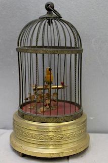 Antique Bird Cage Automaton