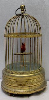 Antique Bird Cage Automaton.