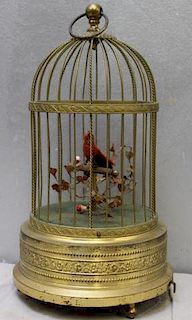 Antique Bird Cage Automoton.