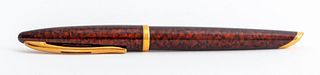 Waterman Brown Marbled Lacquer Fountain Pen