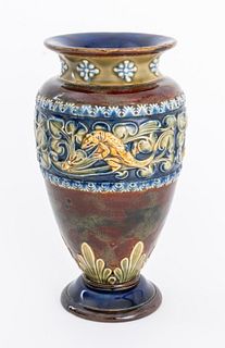 Royal Doulton Stoneware Salamander Vase