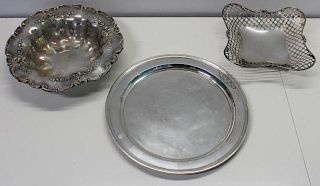 STERLING. Assorted American Silver Hollow Ware.