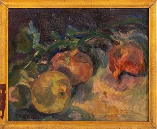 Debraux Still Life With Fruits Oil Painting