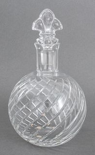 Baccarat Crystal Cut Decanter and Stopper