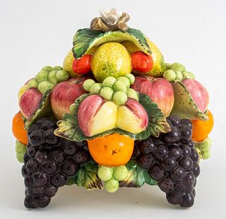 Italian Faenza Fruit Arrangement, 1960s