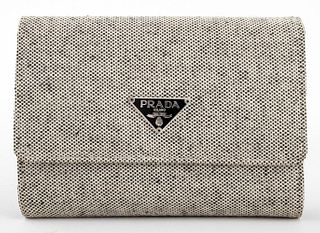 Prada Tweed Wallet
