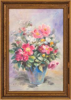 Barbara Yassitieff Floral Still Life Watercolor