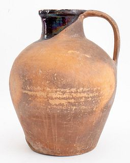 Antique Large Pottery Jar / Pitcher