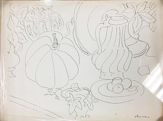 Henri Matisse (After) - Untitled (Still Life with Pumpkin)