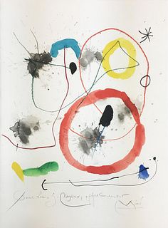 Joan Miro (After) - Pour M Clayeux