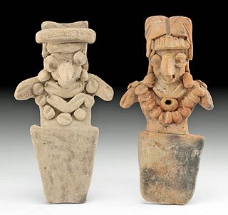 Pair of Chupicuaro Pottery Plank Figures