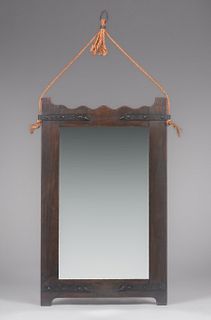 Imperial Furniture Co - Los Angeles Monterey Style Mirror c1930s