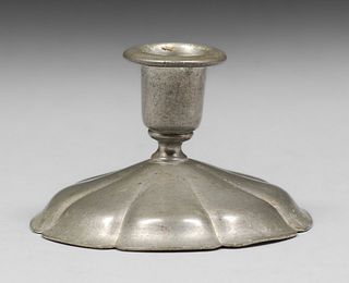 W.S. Co Pewter Candlestick c1920s