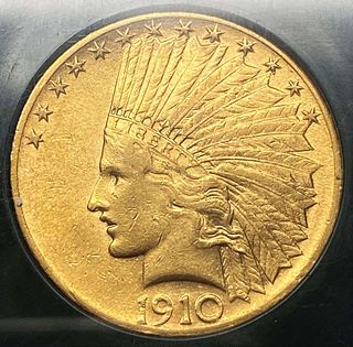 Last Minute! 1910 Gold $10 Indian Head MS61