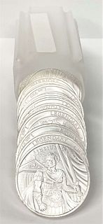 Roll (20-coins) Julius Caesar Design 1 ozt .999 Fine Silver
