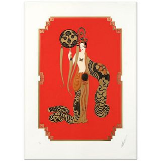 Erte (1892-1990), "Bamboo" Limited Edition Serigraph, Numbered and Hand Signed with Certificate of Authenticity. (Disclaimer)
