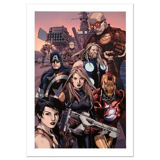 Stan Lee Signed, Marvel Comics Limited Edition Canvas 1/99 "Ultimate Avengers vs. New Ultimates #2" with Certificate of Authenticity.