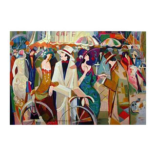 Isaac Maimon, "The Compromise" Limited Edition Serigraph, Numbered and Hand Signed with Letter of Authenticity.