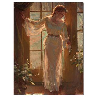 Dan Gerhartz, "Winter Garden" Limited Edition on Canvas, Numbered and Hand Signed with Letter of Authenticity.