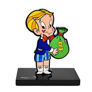 Britto "Richie Rich" Hand Signed Limited Edition Sculpture; Authenticated.