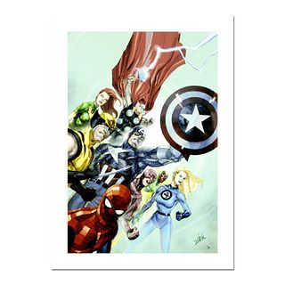 Stan Lee Signed, "Secret Invasion #1" Numbered Marvel Comics Limited Edition Canvas by Leinil Francis Yu with Certificate of Authenticity.