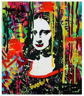 Nastya Rovenskaya- Mixed Media "The Colours of Mona Lisa"