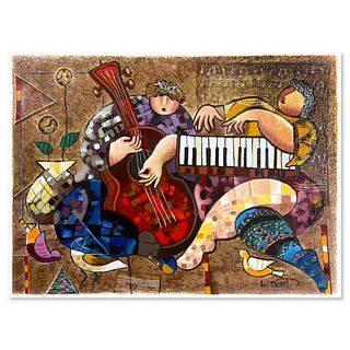 Dorit Levi, "Folklore" Limited Edition Serigraph, Hand Signed and Numbered with Letter of Authenticity.