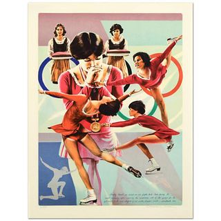 William Nelson, "Dorothy Hamill" Limited Edition Lithograph, Numbered and Hand Signed by the Artist.
