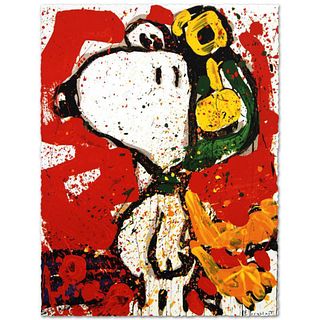 To Remember Limited Edition Hand Pulled Original Lithograph by Renowned Charles Schulz Protege, Tom Everhart. Numbered and Hand Signed by the Artist, 