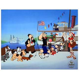 Tallstacks Limited Edition Popeye Sericel from King Features Syndicate, Inc., with COA.