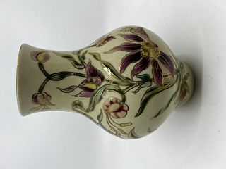 Zsolnay Hand painted porcelain vase