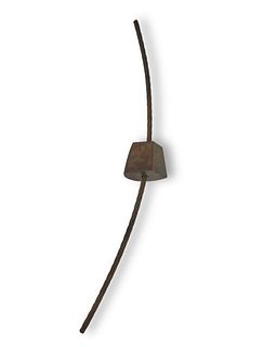 Peter Ambrose (b. 1953), Untitled (Hips), 1988, Cast iron and steel, 101" H x 15" W x 20" L