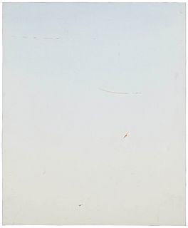 Eric Orr (1939-1998), iMU-9,i 1982, Lead, gold leaf, and mixed media on linen laid to panel, 30" H x 24" W