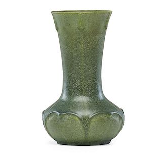 GRUEBY Flaring vase with leaves and buds