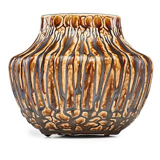 TIFFANY STUDIOS Rare Favrile pottery vase