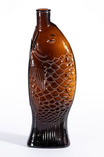 THE FISH FIGURAL BITTERS BOTTLE