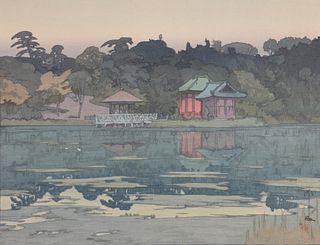 Hiroshi Yoshida (Japanese, 1876-1950) "Shakuji"