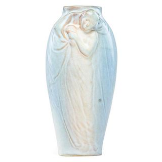 WILLIAM McDONALD; ROOKWOOD Rare Modeled Mat vase