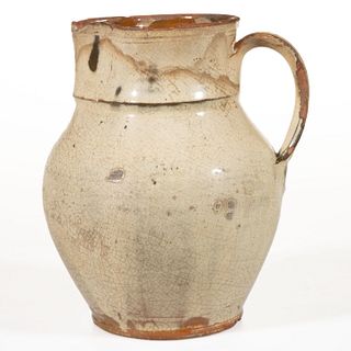 HAGERSTOWN, MARYLAND EARTHENWARE / REDWARE PITCHER