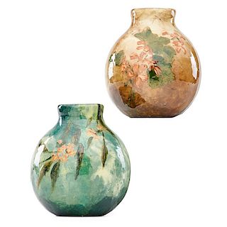 MARY LOUISE McLAUGHLIN Two small vases