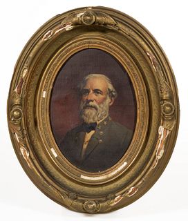 ALFRED RUDOLF WAUD (BRITISH-AMERICAN, 1828-1891) PORTRAIT OF GENERAL ROBERT E. LEE
