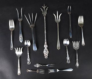Sterling Silver Lemon and Condiment Forks