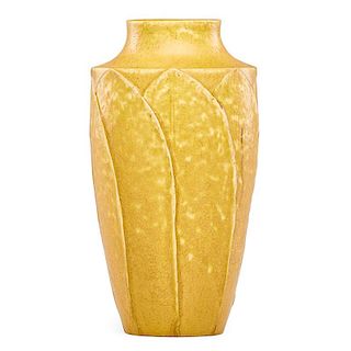 GRUEBY Fine vase, ochre glaze