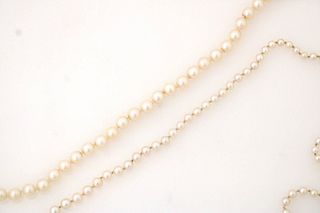 Two Sets of Vintage Cultured Pearls
